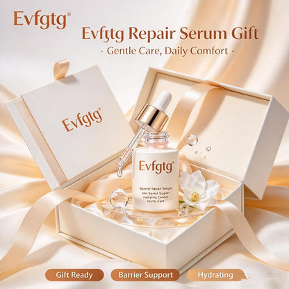💧Evfgtg Barrier Repair Serum, Hydrating Gentle Face Serum for Skin Barrier Support, Soothing Comfort Facial Essence for Sensitive & Dry Skin