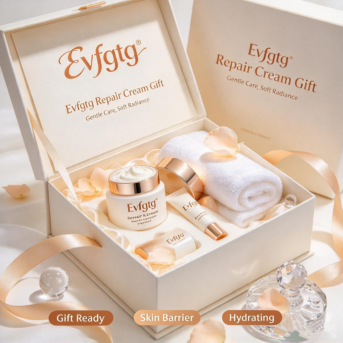 🌸Evfgtg Barrier‑Nurturing Repair Cream, Deep Hydration Facial Moisturizer, Restores Soft Radiant Complexion for All Skin Types