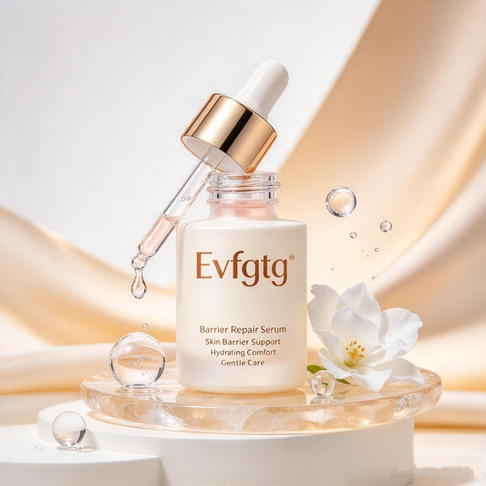💧Evfgtg Barrier Repair Serum, Hydrating Gentle Face Serum for Skin Barrier Support, Soothing Comfort Facial Essence for Sensitive & Dry Skin