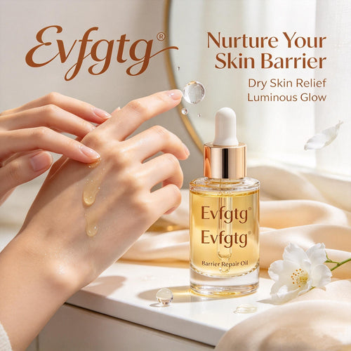💧Evfgtg Luminous Glow Repair Facial Oil, Restorative Barrier Support Oil, Deep Moisturize to Relieve Dryness Daily Skin Care